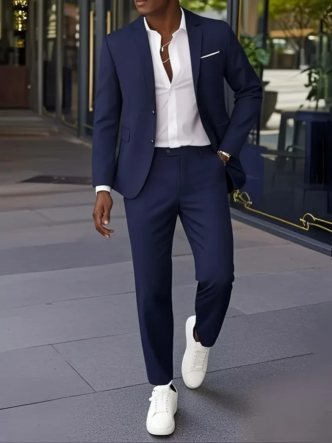 2pcs Men's suit set - Image 3