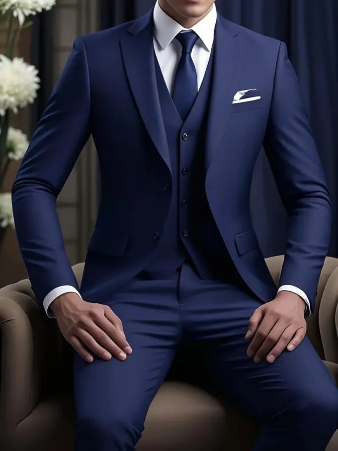 2pcs Men's suit set - Image 2